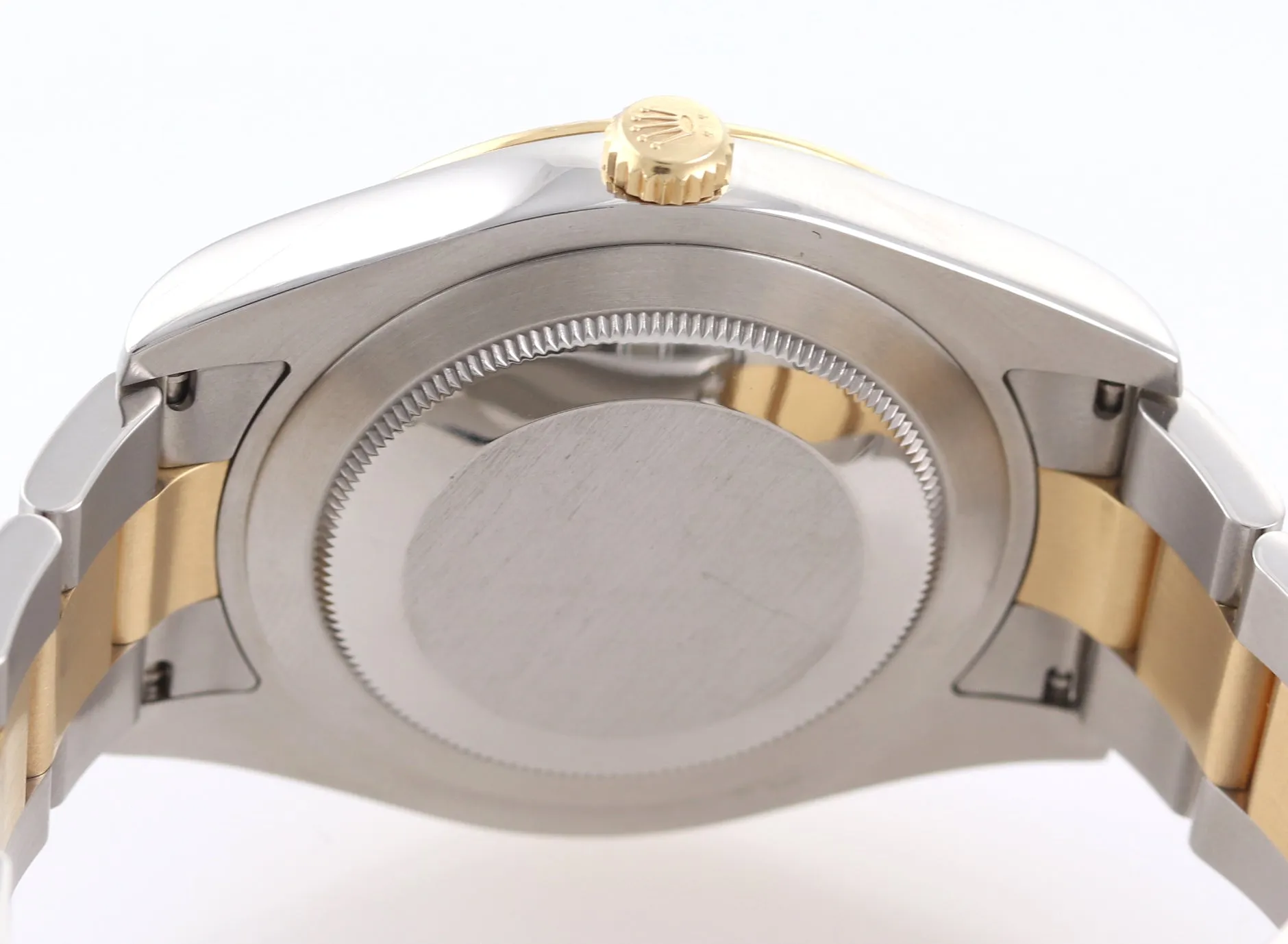 PAPERS 2014 Rolex Datejust 2 Wimbledon Slate Roman116333 Two-Tone Gold Watch