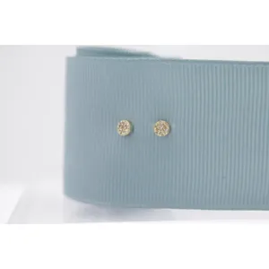 Pave Small Dot Studs