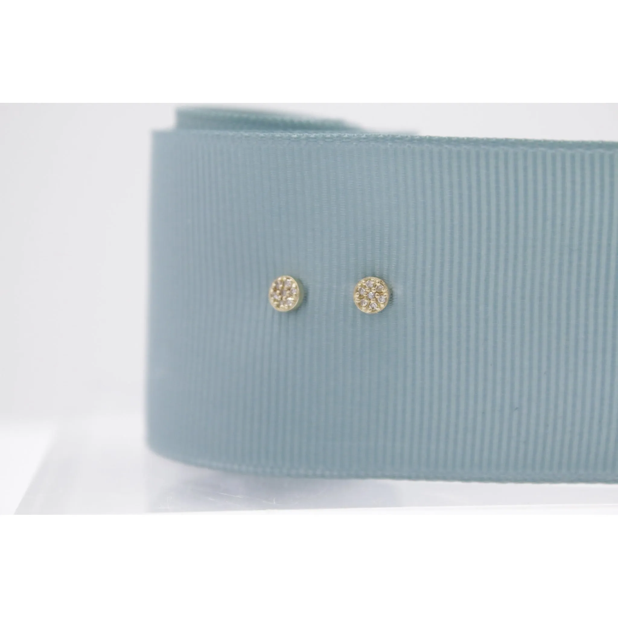 Pave Small Dot Studs