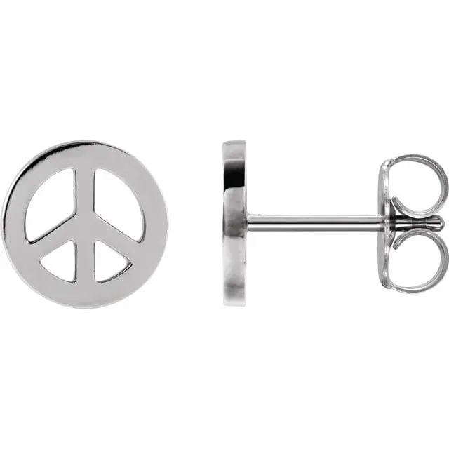 Peace Sign Earrings - Special Order