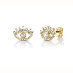 Pearl Eye Studs