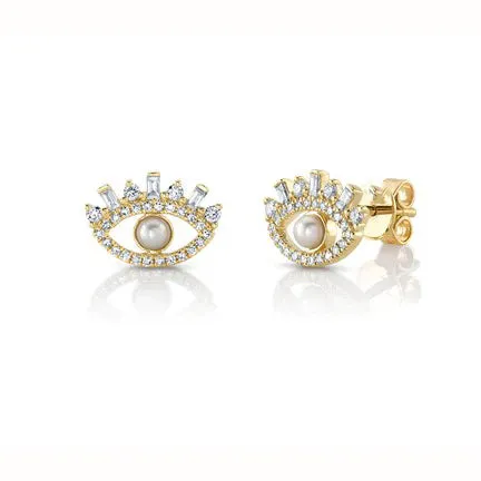Pearl Eye Studs