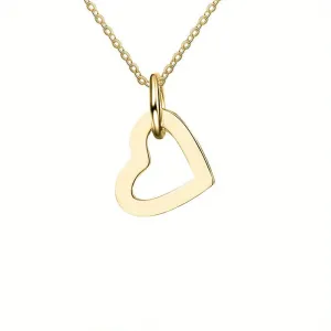 Personalized Engraved Name Necklace Stainless Steel Heart Pendant