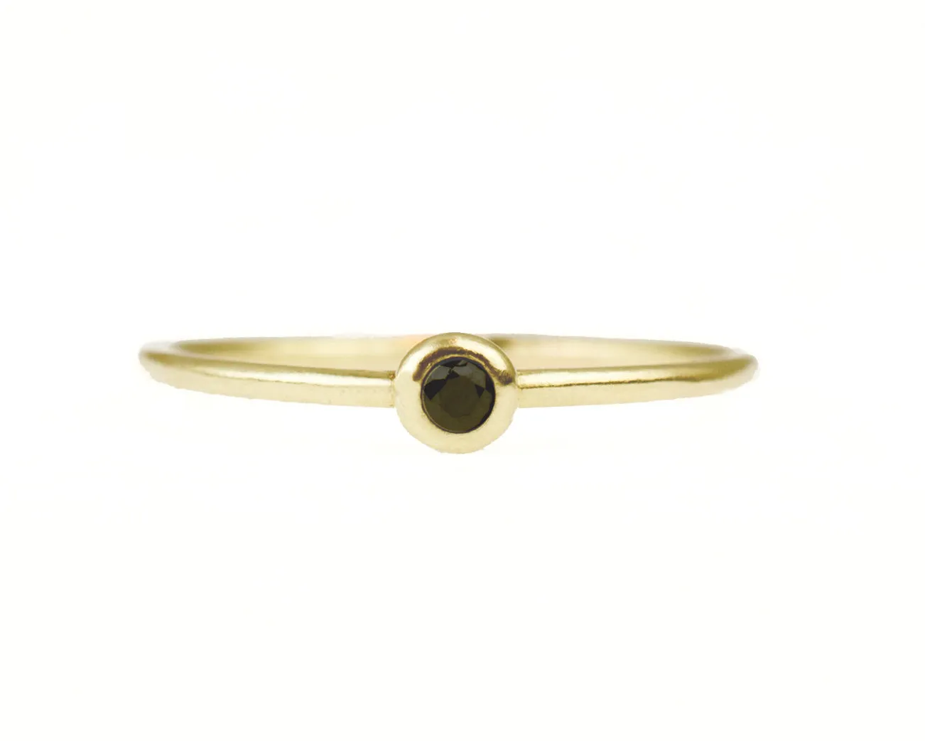 Petite Black Diamond Ring