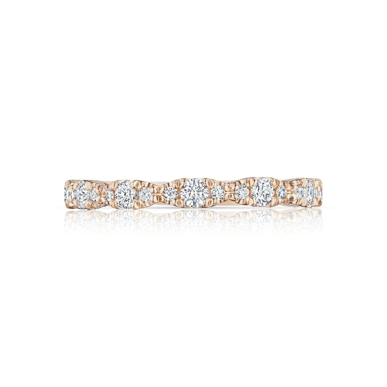 Petite Crescent diamond eternity band