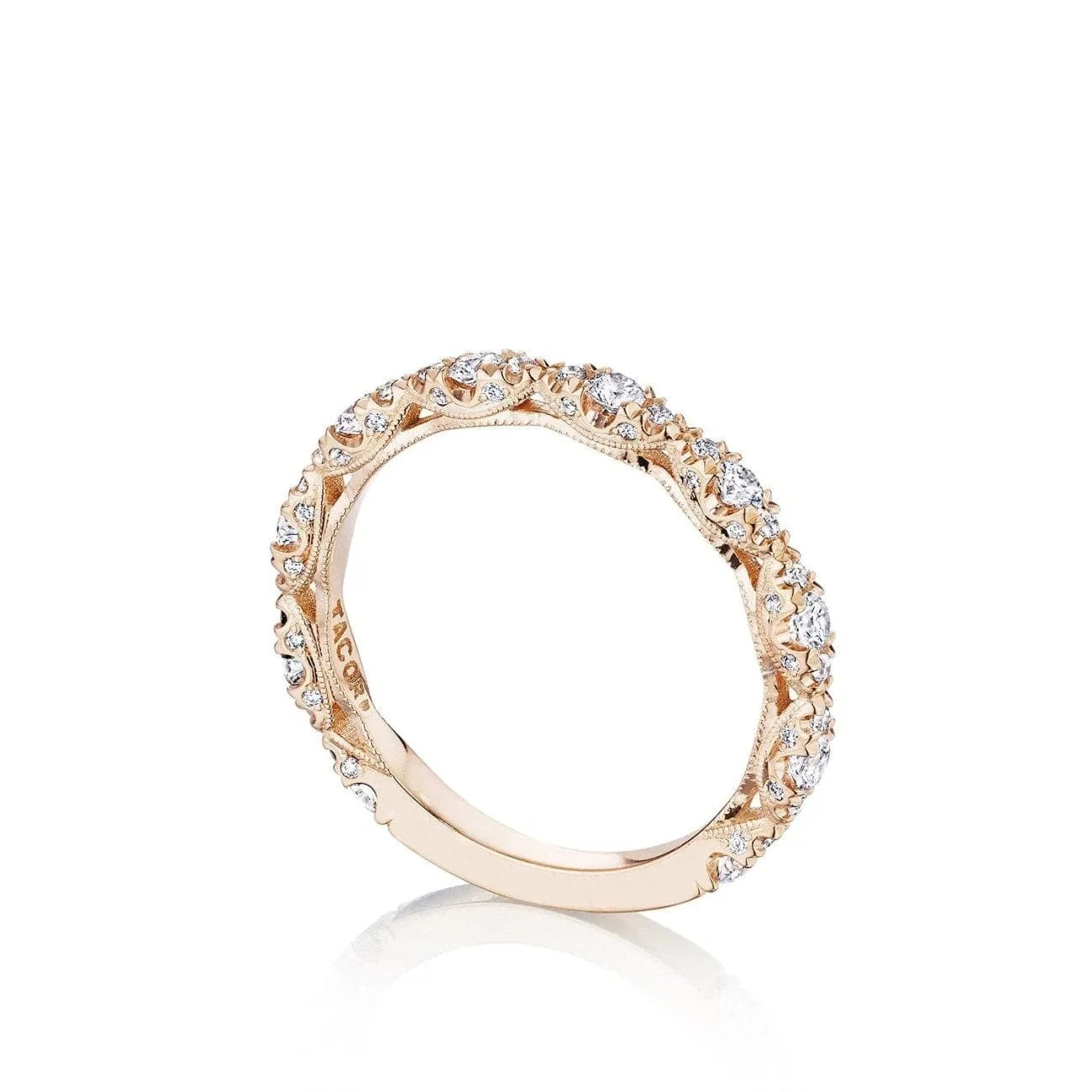 Petite Crescent diamond eternity band