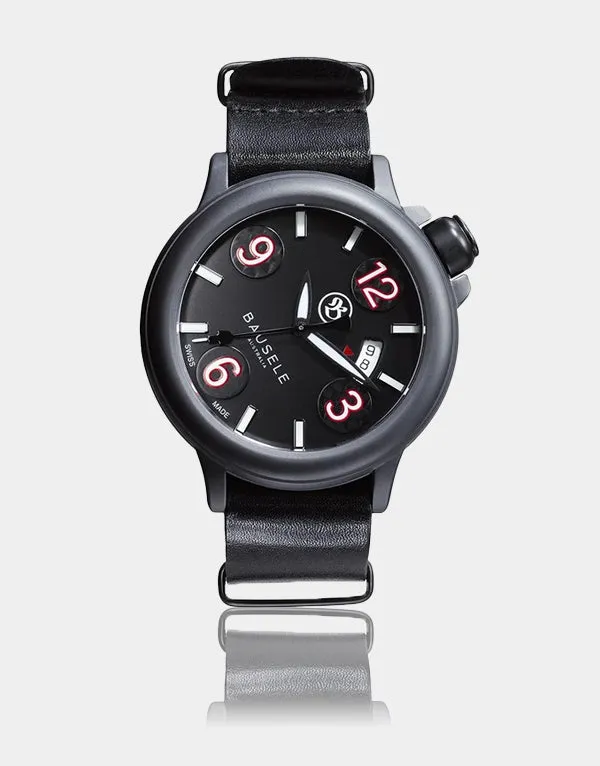 PILOT AUTO | SWISS MADE | ALL BLACK