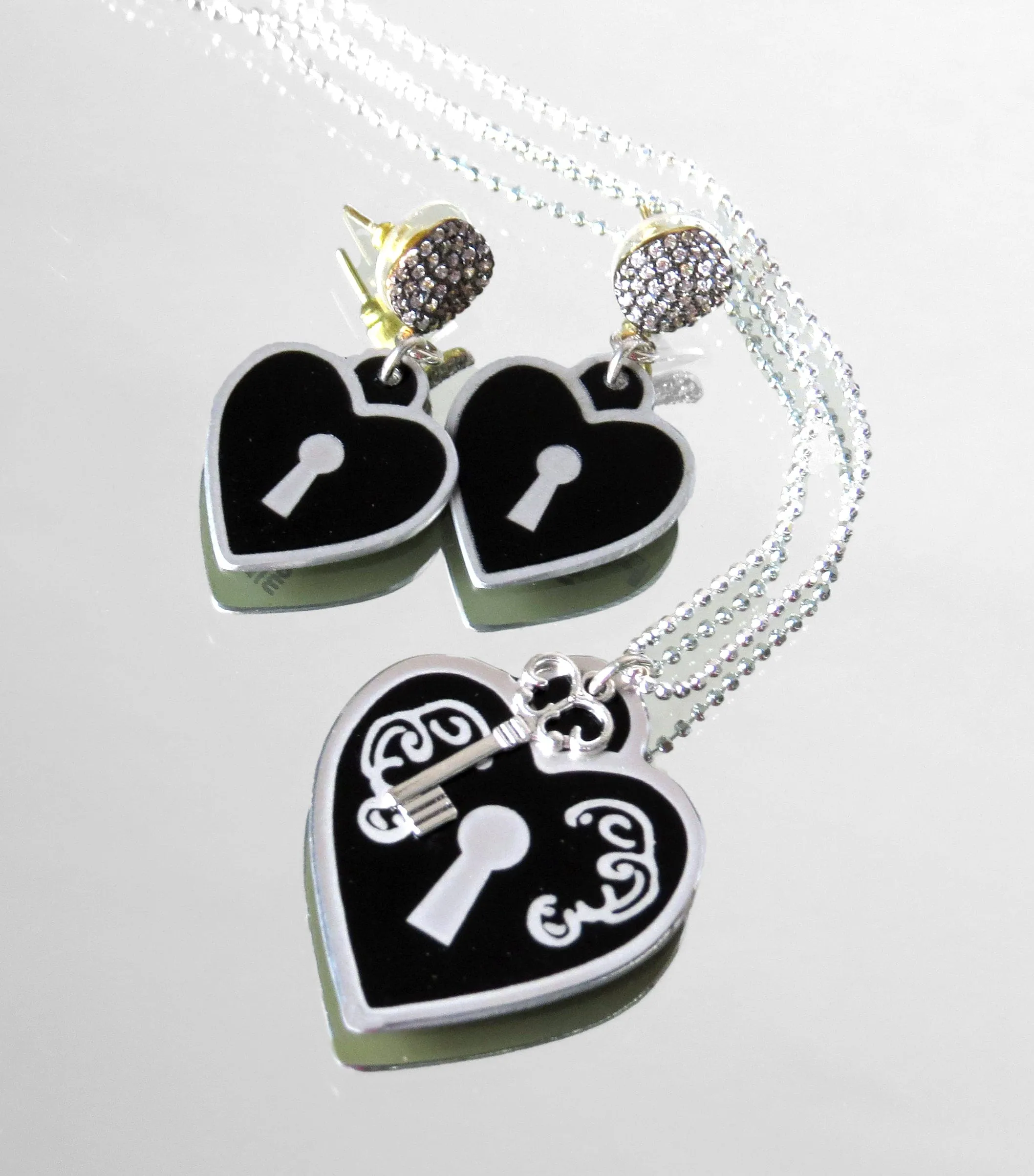 Porsche 911S Key to My Heart Necklace