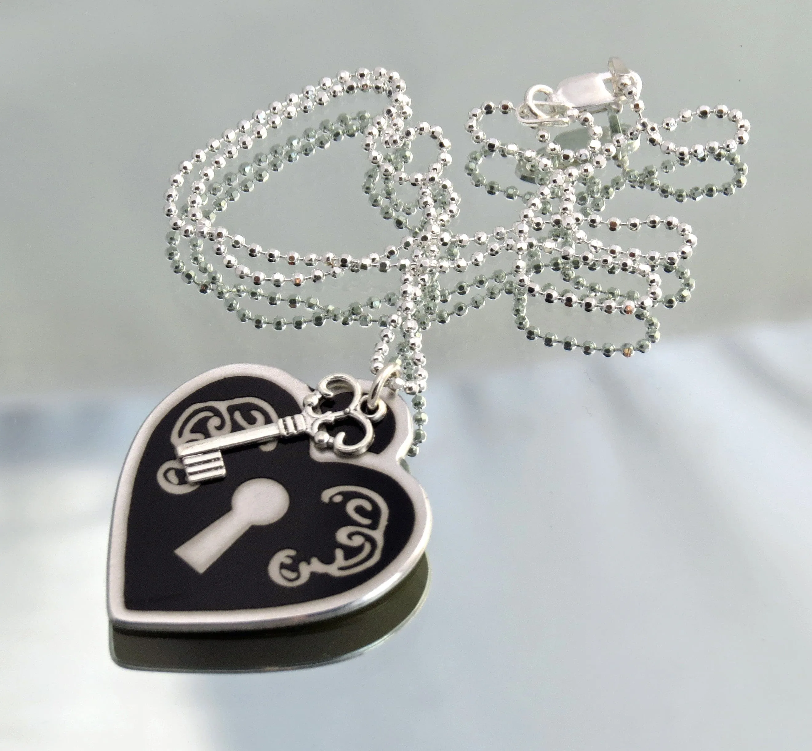 Porsche 911S Key to My Heart Necklace