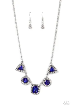 Posh Party Avenue Blue Paparazzi Necklace