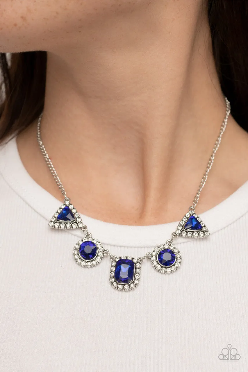 Posh Party Avenue Blue Paparazzi Necklace