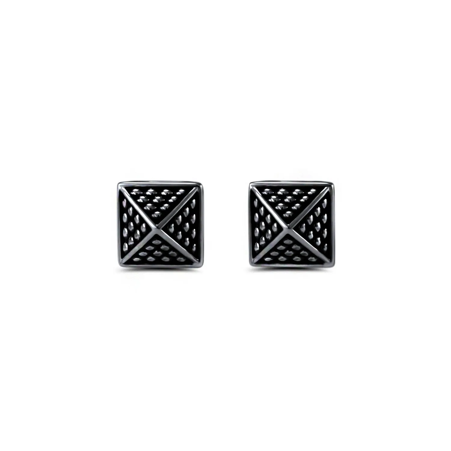 Possibility Python Stud Earring - Black Ruthenium Vermeil
