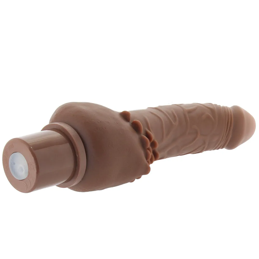Power Stud Rechargeable Cliterrific Vibe in Brown