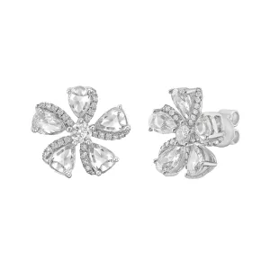 Primavera Flower Diamond Studs