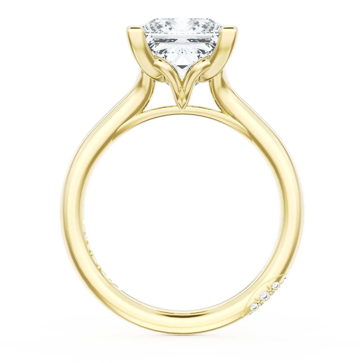 Princess Solitaire Engagement Ring