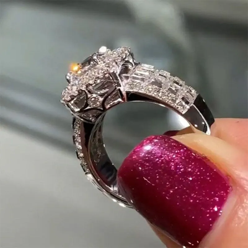 Promise Ring | Mens Ring | Womens Ring | Eternity Ring Diamond | Iced Out Ring | Engagement Rings | Wedding Band | Iced Ring | Eternity Ring