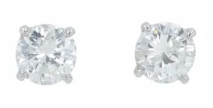 PT900 2.03 CTW Diamond Studs
