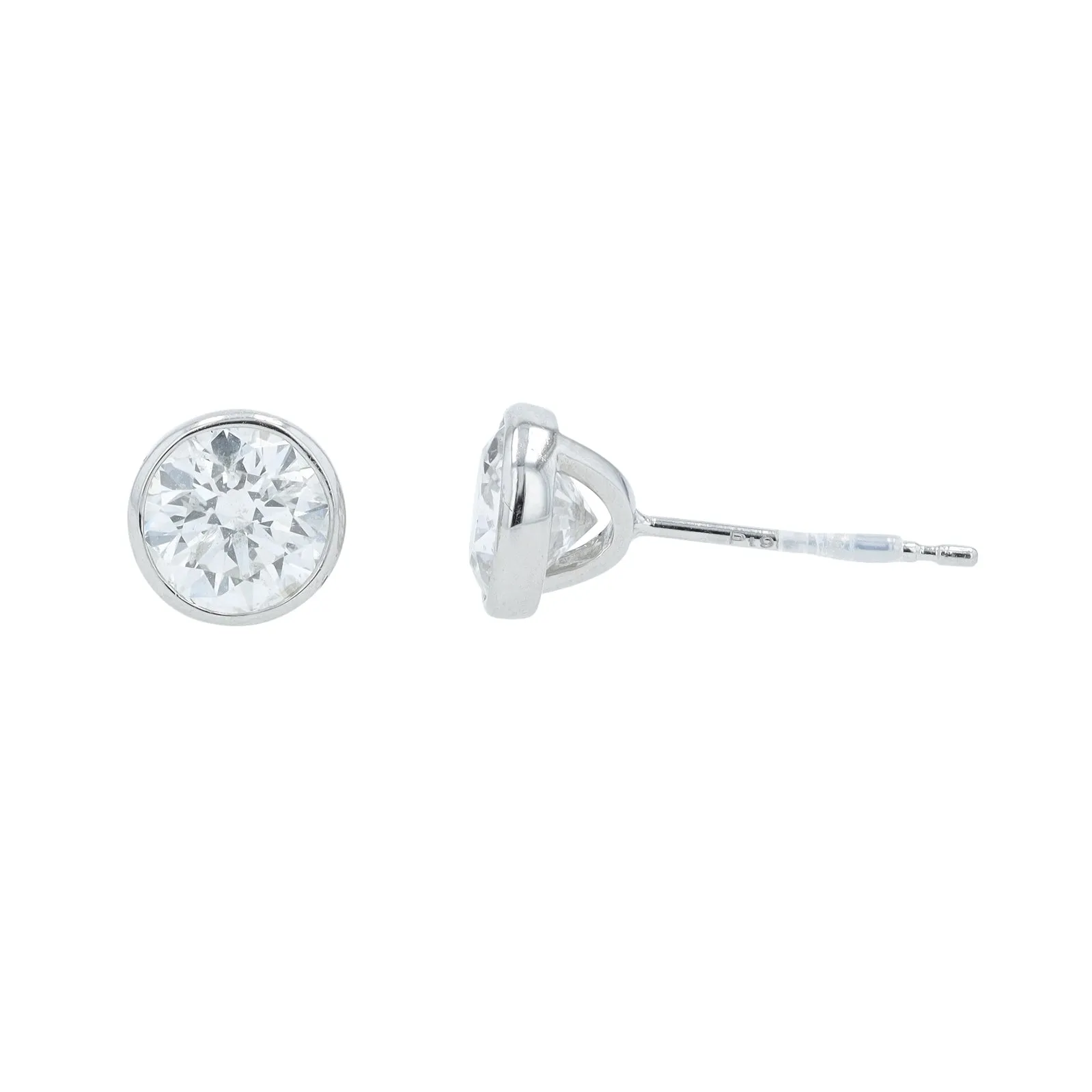 PT900 2.03 CTW RBC Diamond Studs