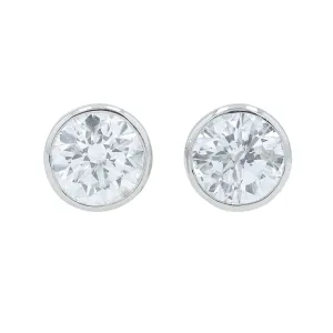 PT900 2.03 CTW RBC Diamond Studs