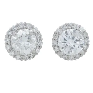 PT900/PT950 2.42 CT Diamond Halo Studs