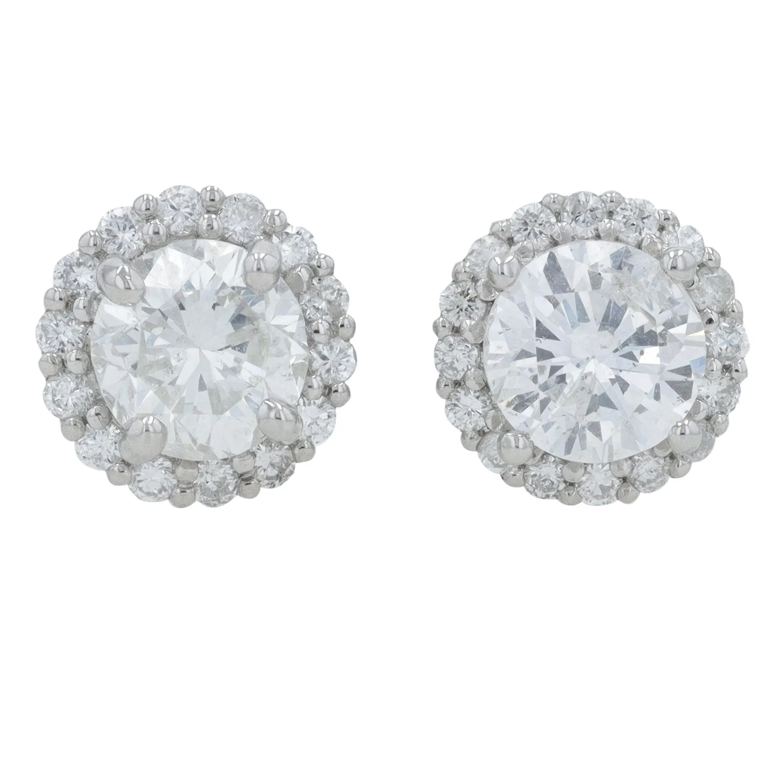 PT900/PT950 2.42 CT Diamond Halo Studs