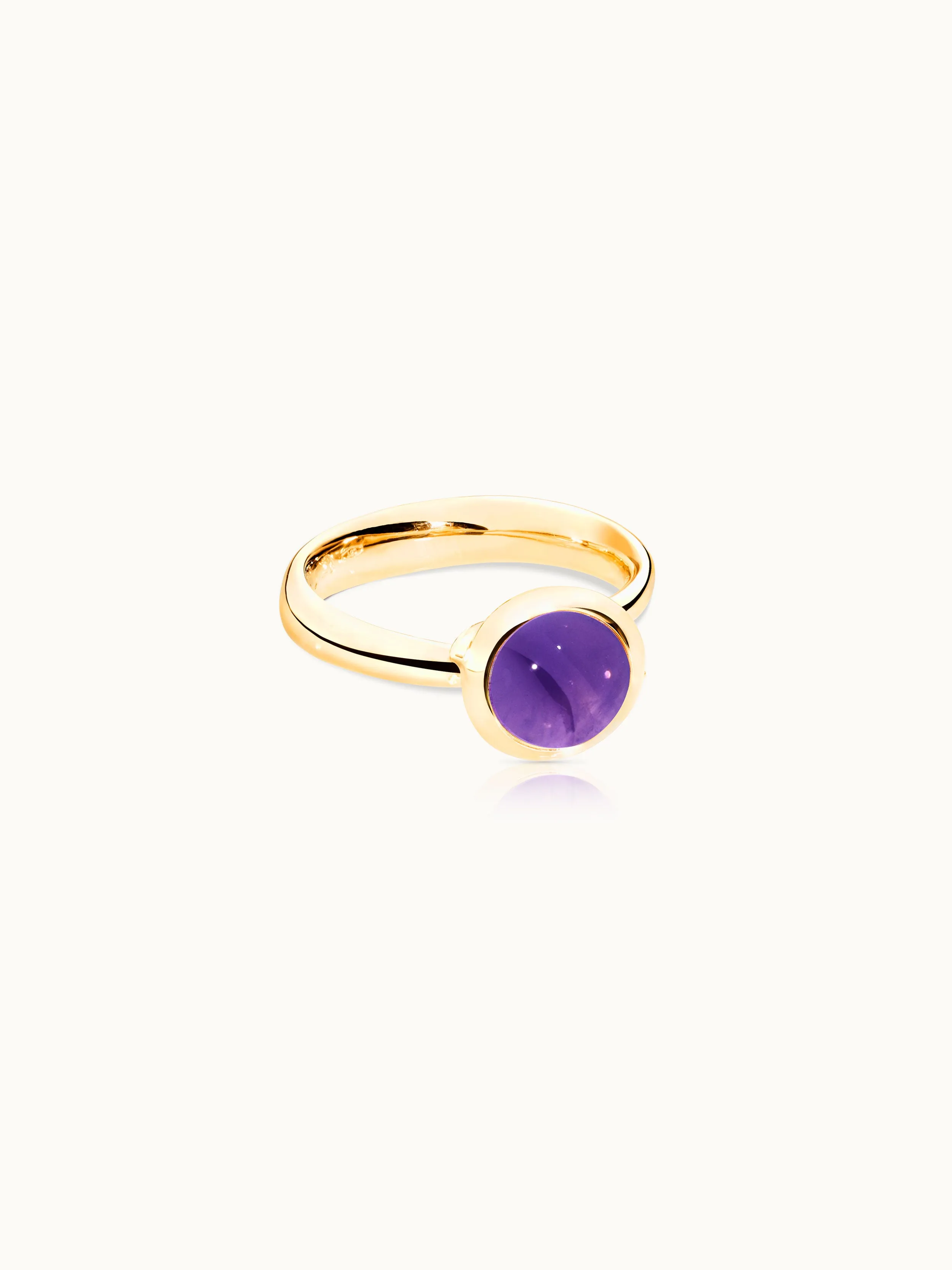 Ring BOUTON small Amethyst Amethyst