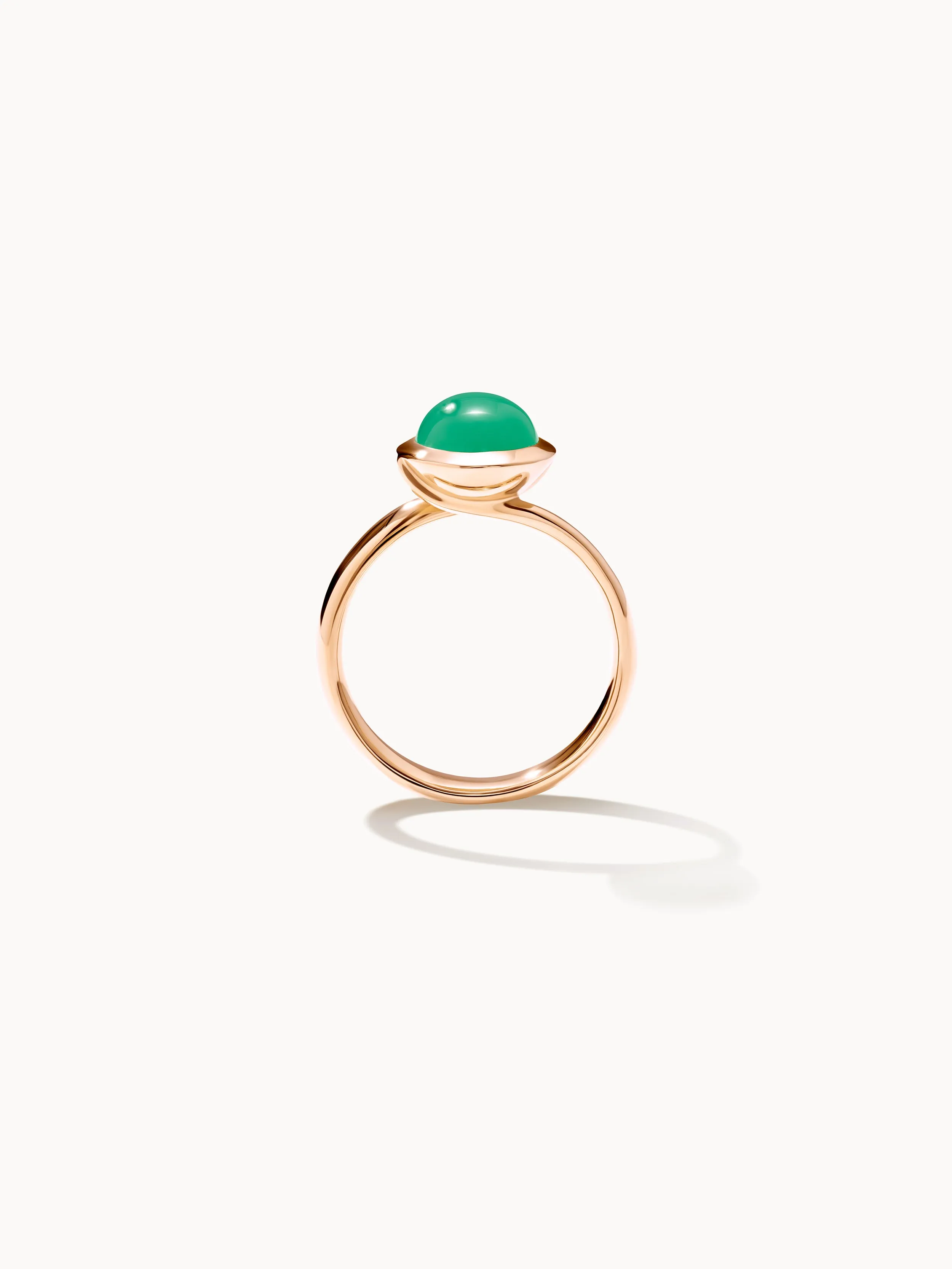 Ring BOUTON small Chrysoprase Chrysoprase