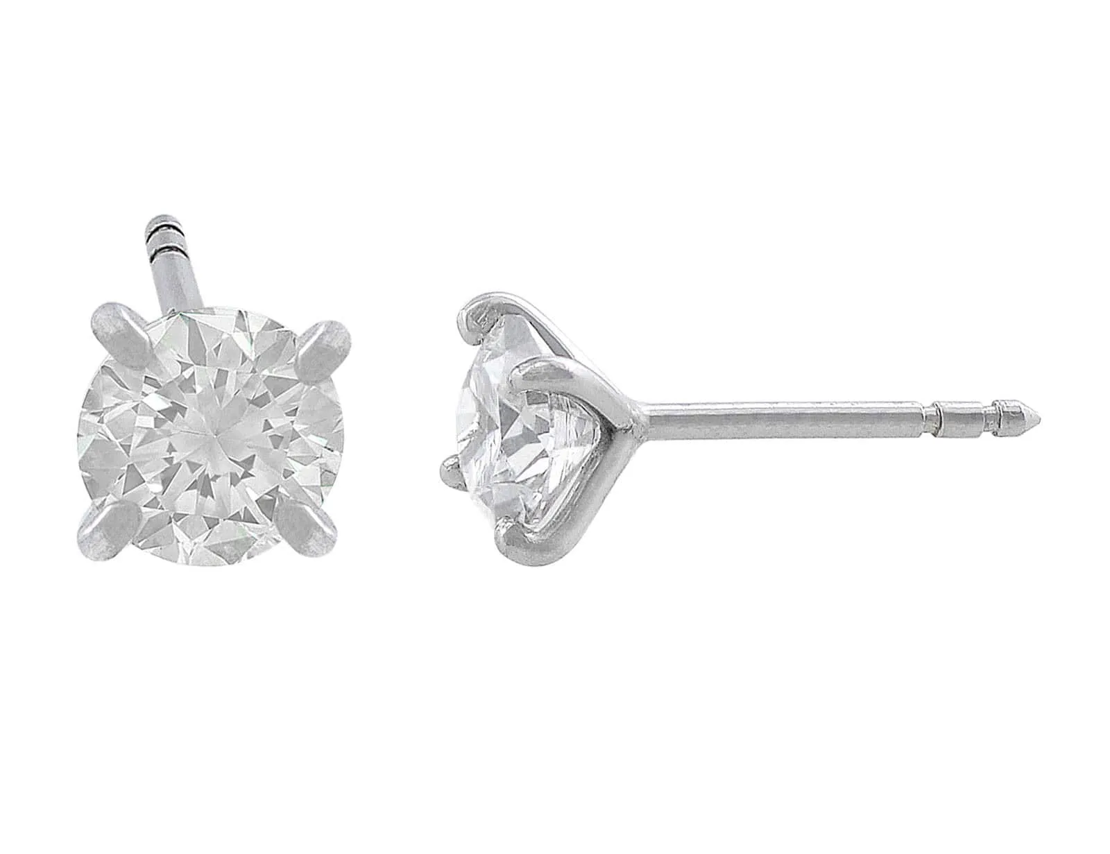 Rivière Platinum 0.48ctw Diamond Studs