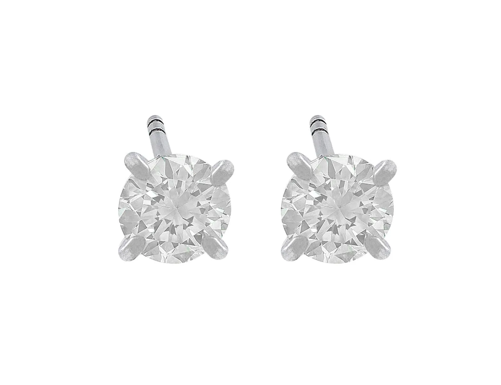 Rivière Platinum 0.48ctw Diamond Studs
