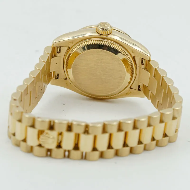 Rolex Datejust 26mm 179178 18K Yellow Gold & Diamond Bezel Circa 2005