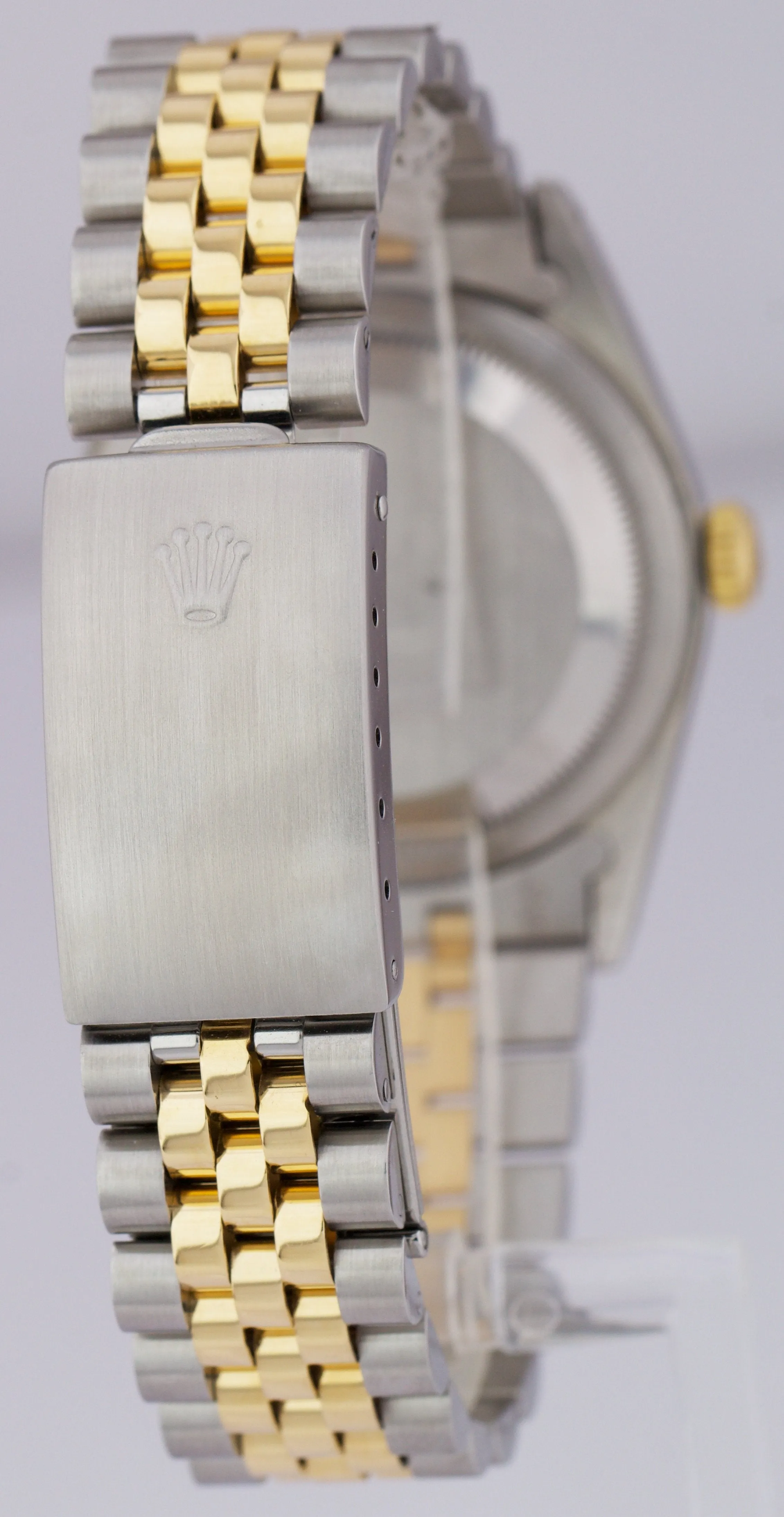 Rolex DateJust 36mm 18K Two-Tone Gold Stainless Champagne Jubilee Watch 16233