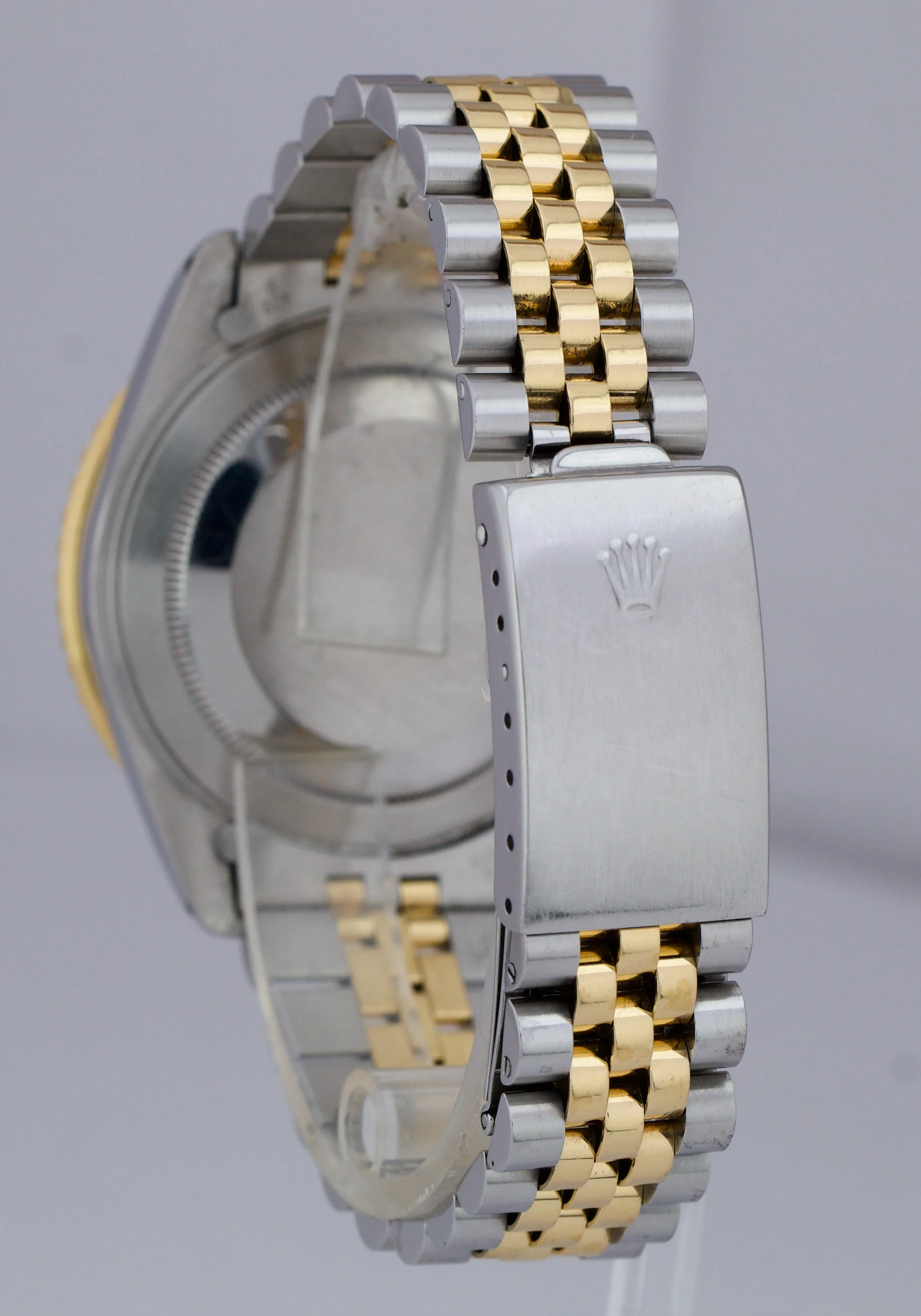 Rolex GMT-Master II 18K Two-Tone Gold Steel Black 40mm Jubilee Watch 16713 LN