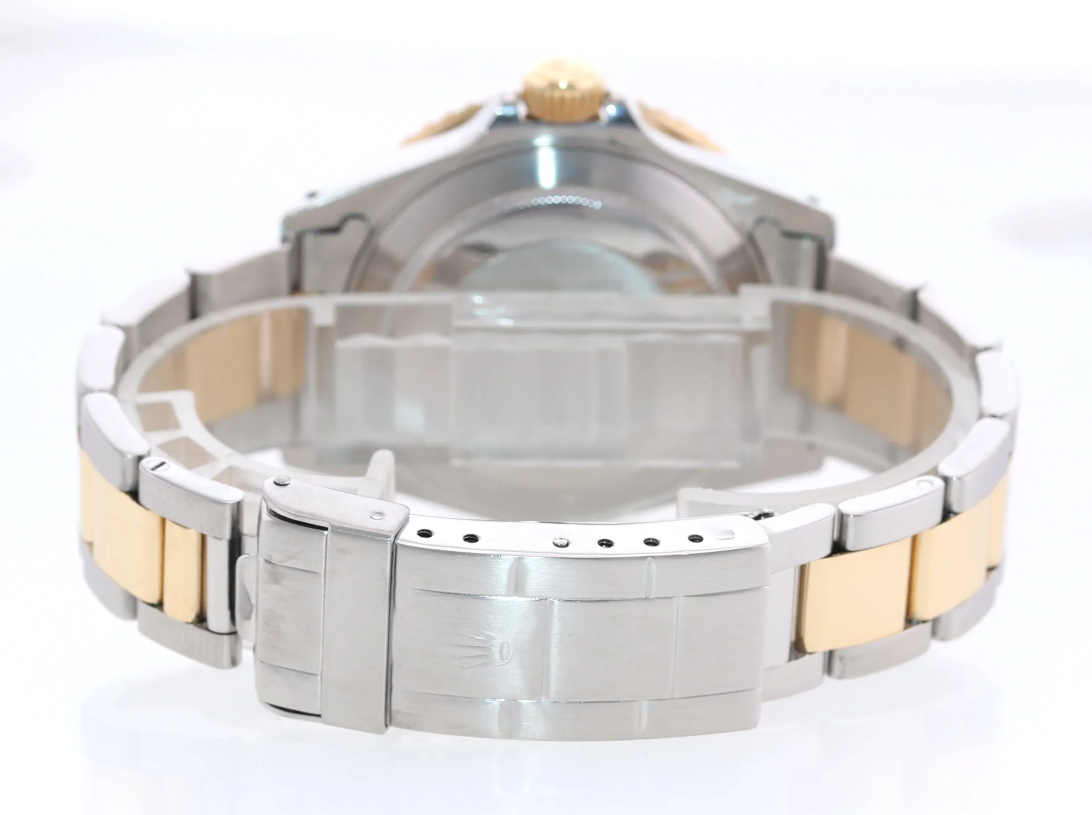 Rolex Submariner 16613 Two Tone Steel 18k Yellow Gold Blue Dial 40mm Dive Watch