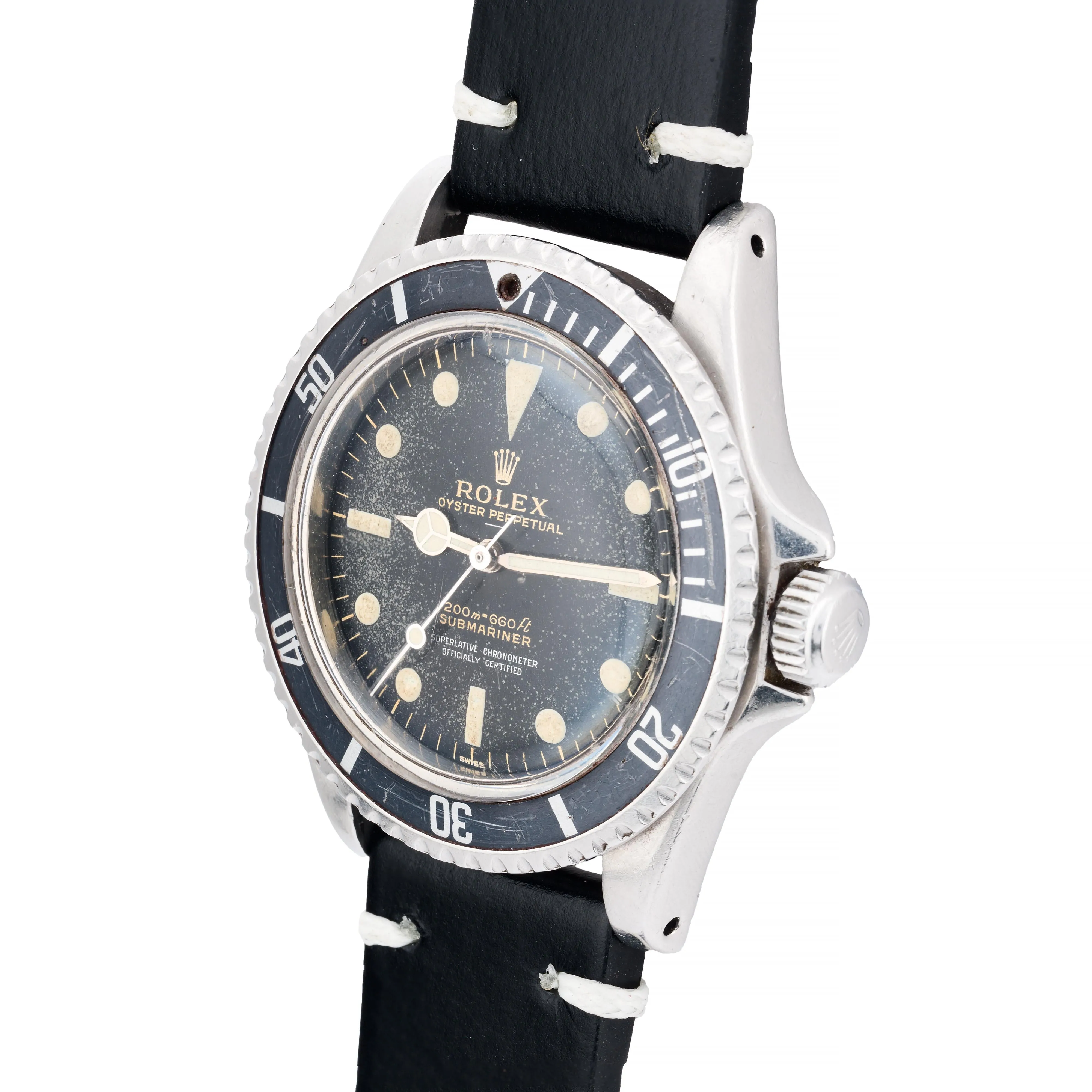 Rolex Vintage 5512 Gilt Underline Dial Pointed Crown Guard Submariner Full Set