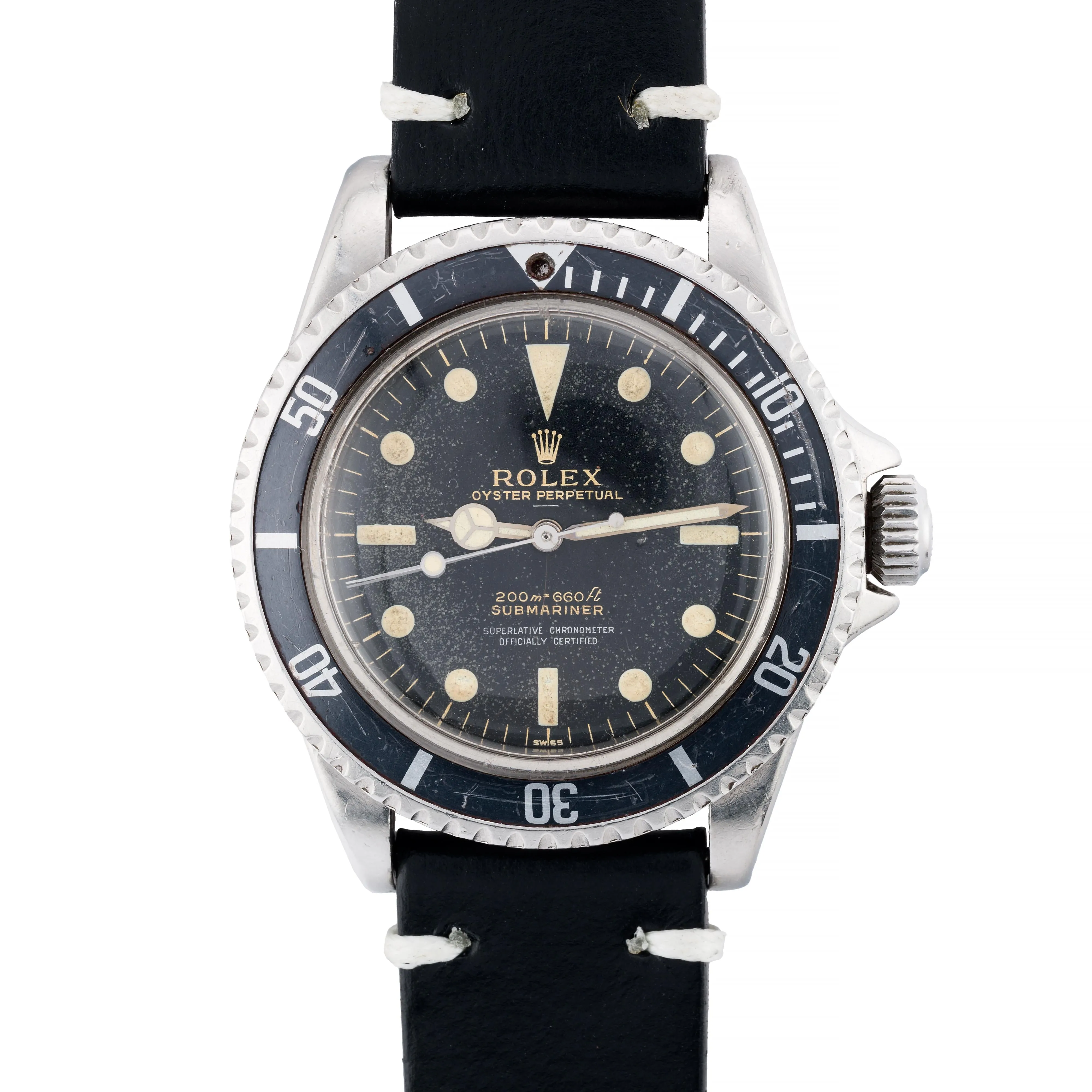 Rolex Vintage 5512 Gilt Underline Dial Pointed Crown Guard Submariner Full Set