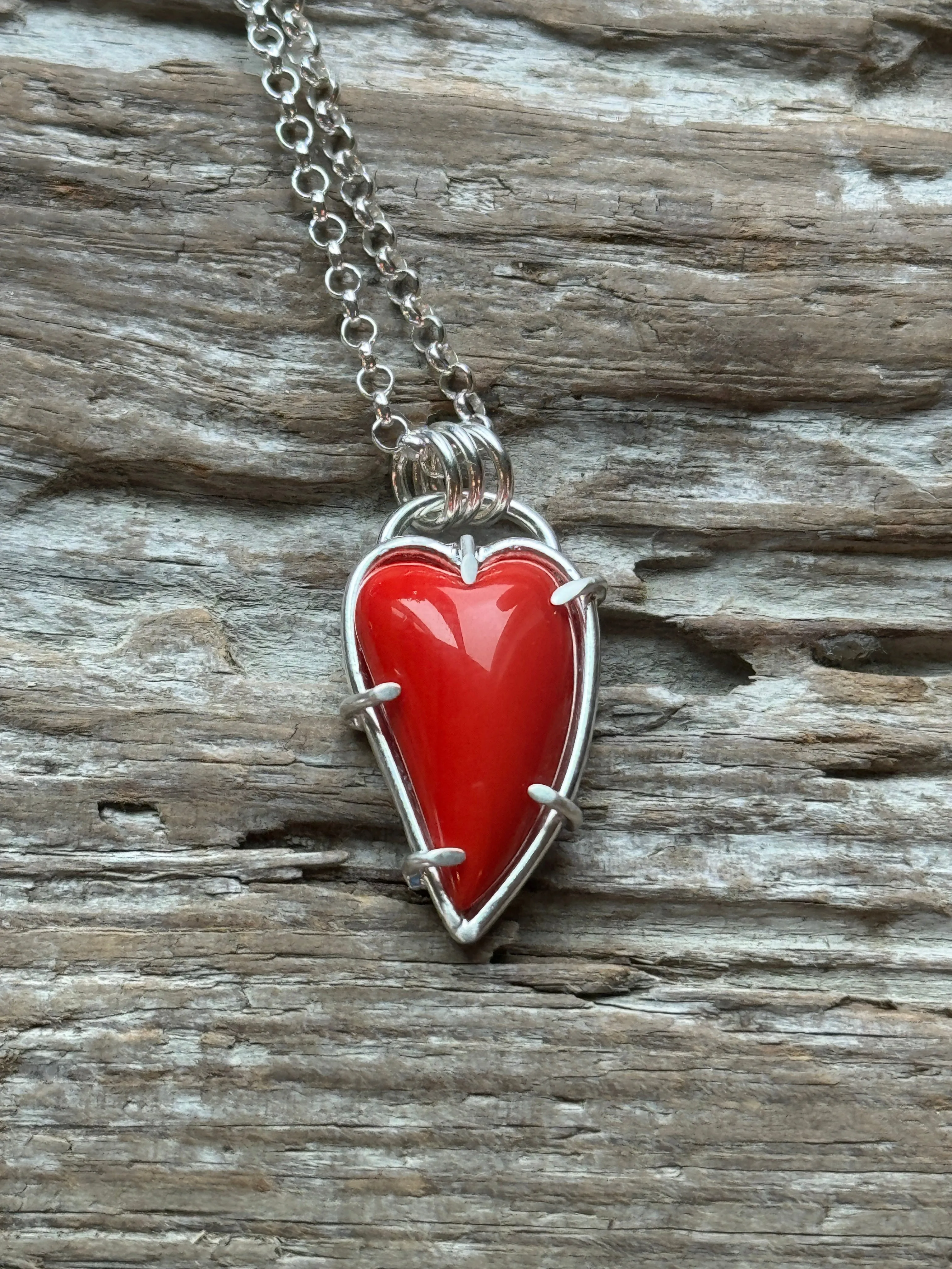 Rosarita Heart necklace
