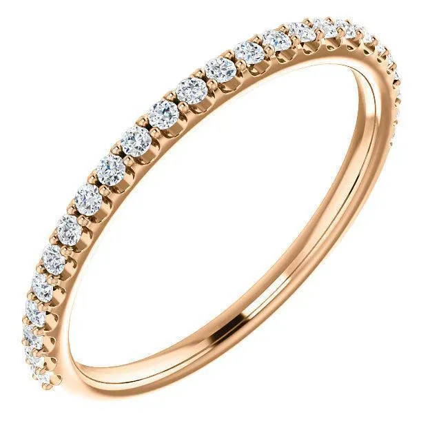 Round Center Stone 6 Prongs Diamond Accent Ice Solitaire Ring