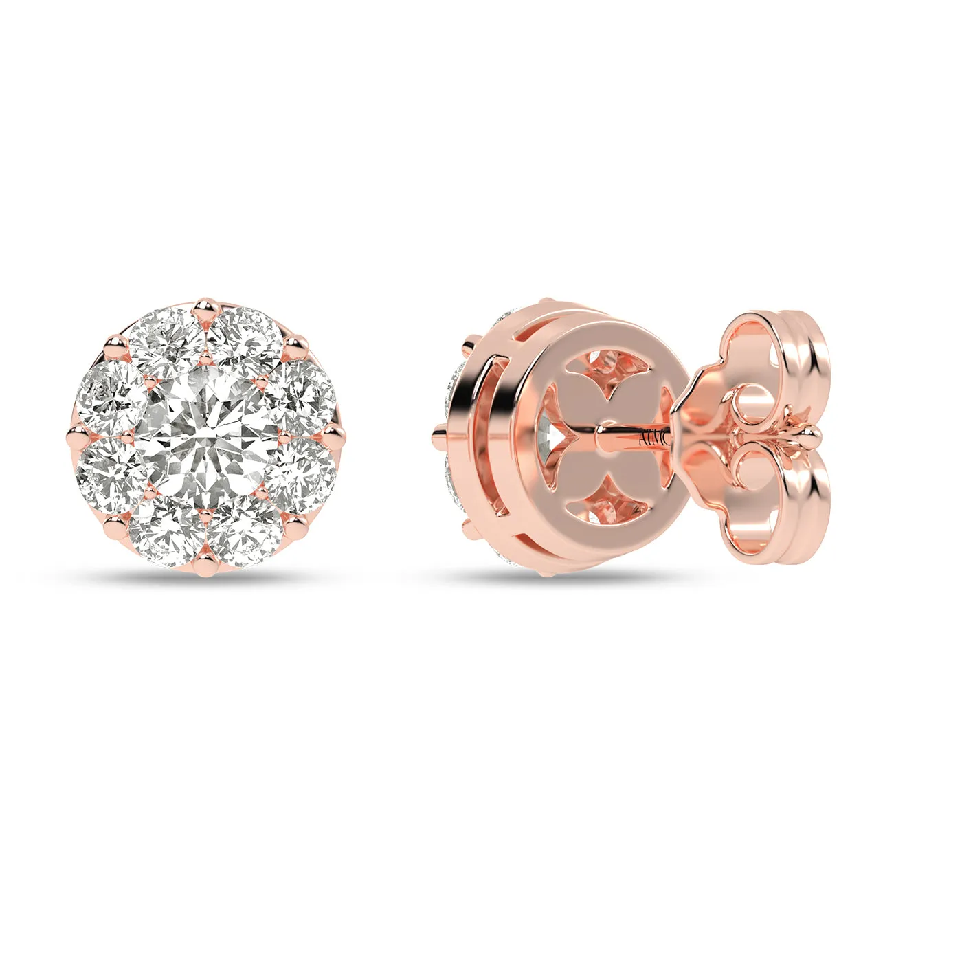 Round Cluster Studs