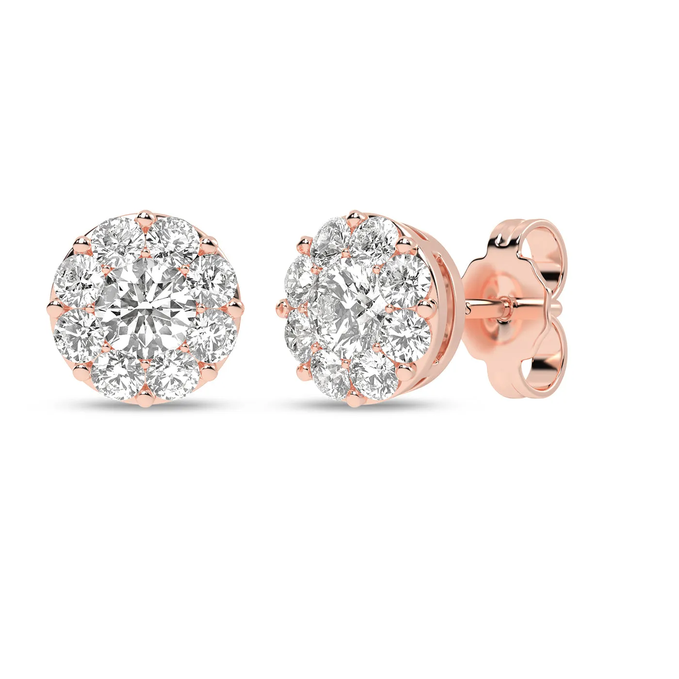 Round Cluster Studs
