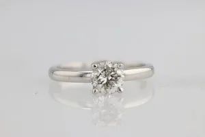 Round Solitaire 1.02ct G/I1 Diamond Engagement Ring