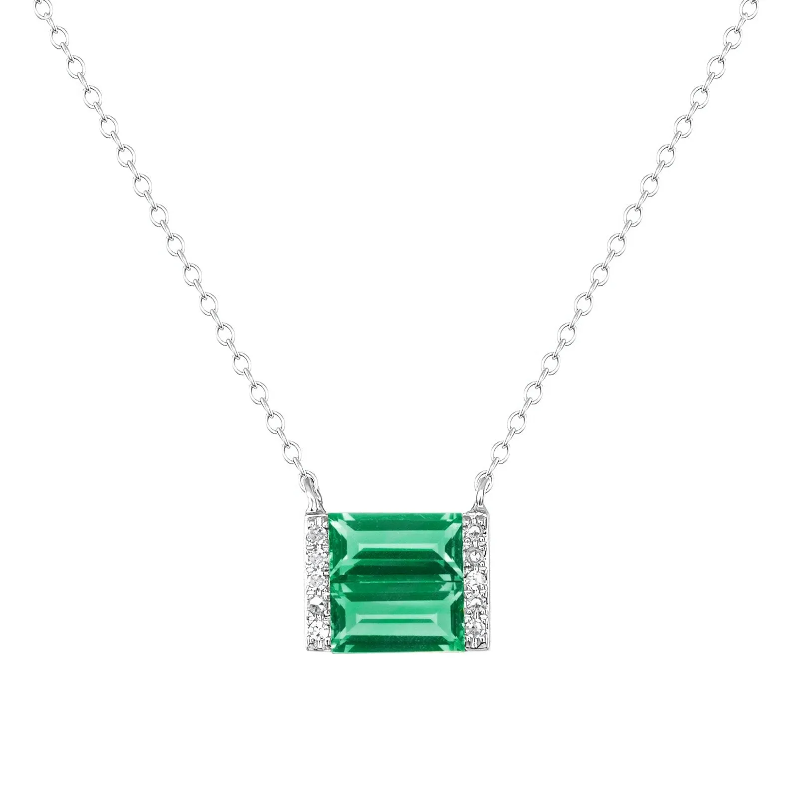Shine Emerald Necklace