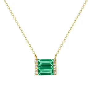 Shine Emerald Necklace