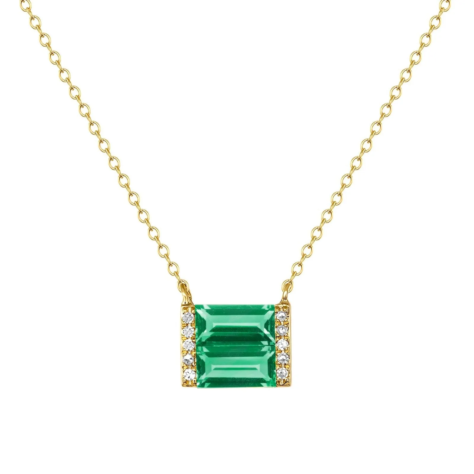 Shine Emerald Necklace