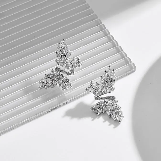 Silver Butterfly Earrings