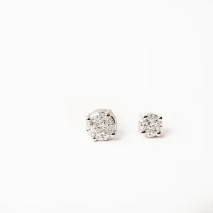 Small Diamond Cluster Studs