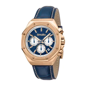 Smalto Men's Chronograph IP Gold Watch