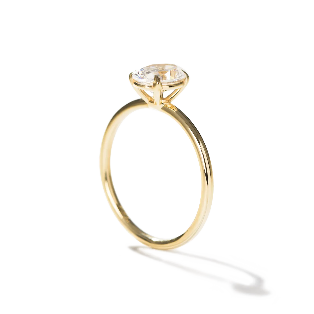 Solitaire Diamond Engagement Ring