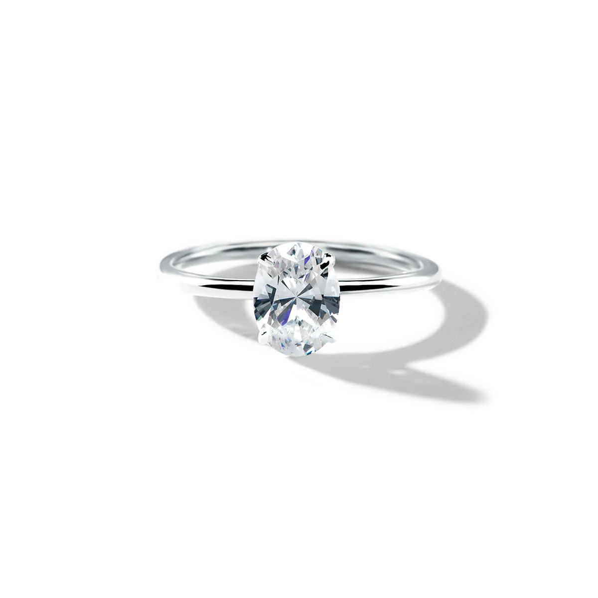 Solitaire Diamond Engagement Ring