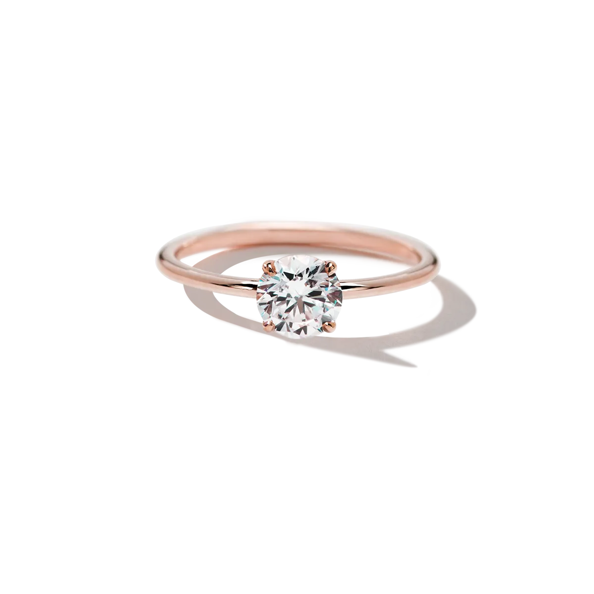Solitaire Diamond Engagement Ring