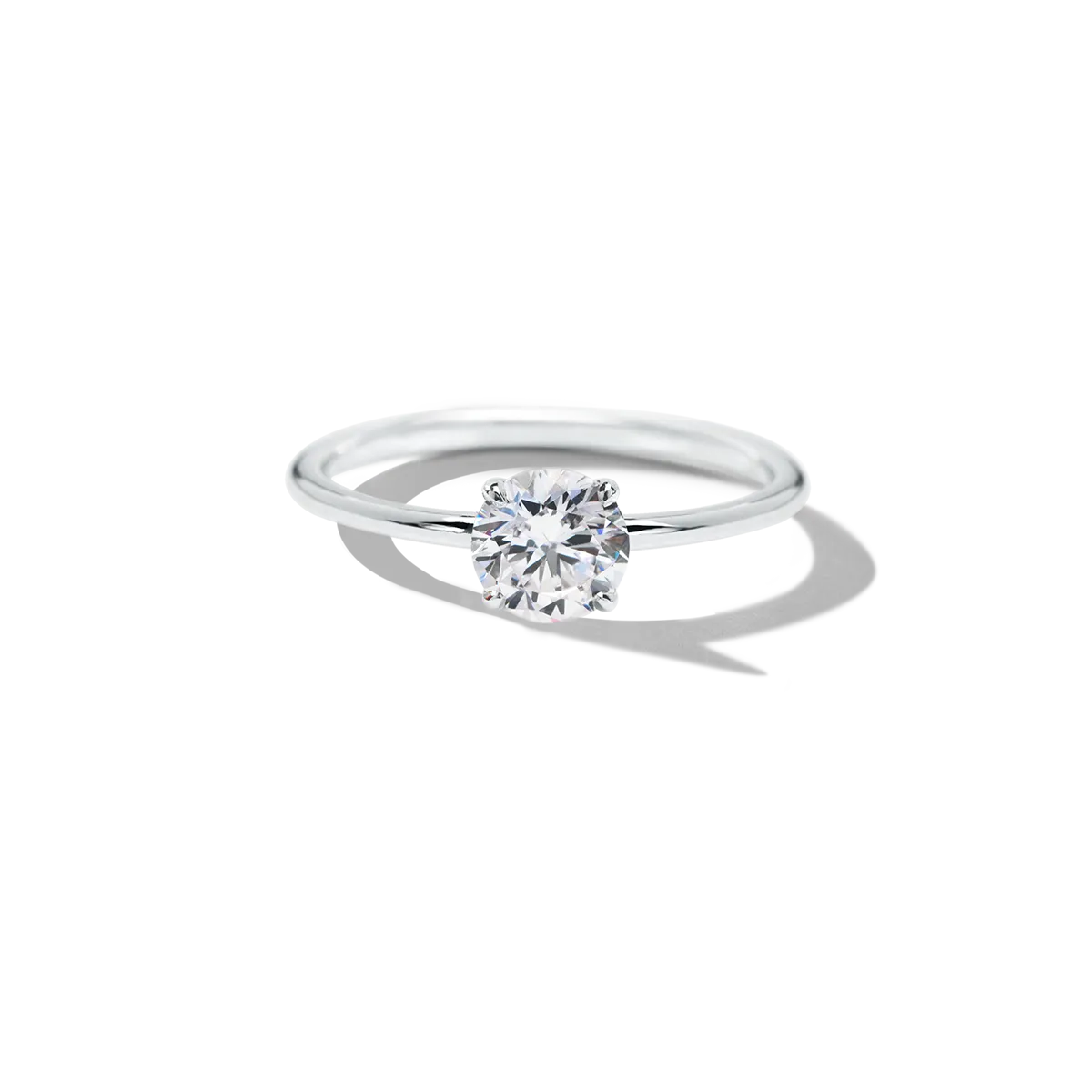 Solitaire Diamond Engagement Ring